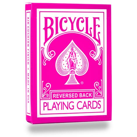 Reversed Back Bicycle Deck - Pink, Magic Makers