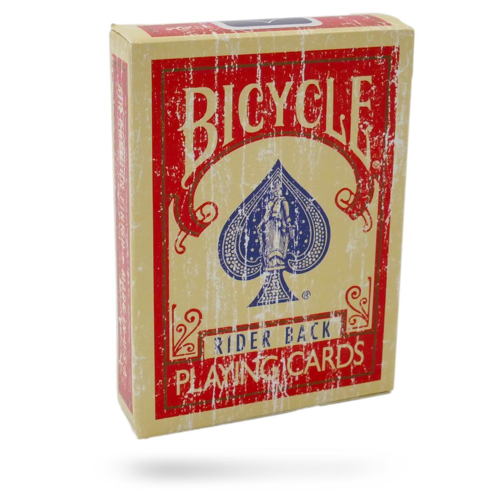 Bicycle Rider Back Faded Red Deck, Magic Makers