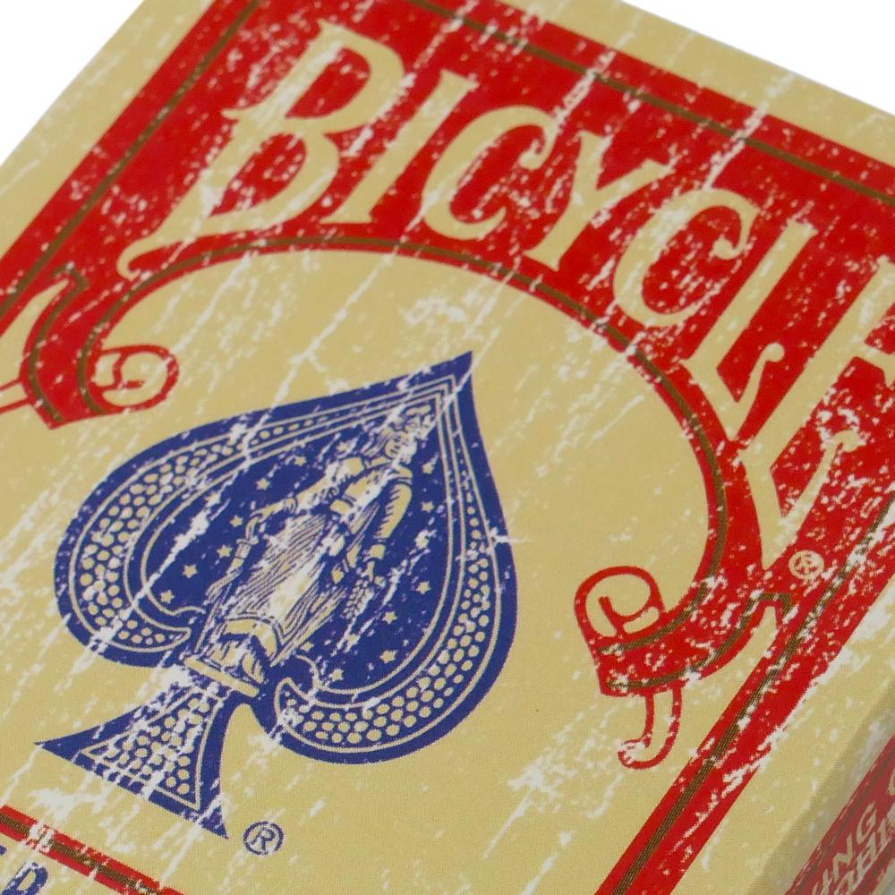Bicycle Rider Back Faded Red Deck, Magic Makers