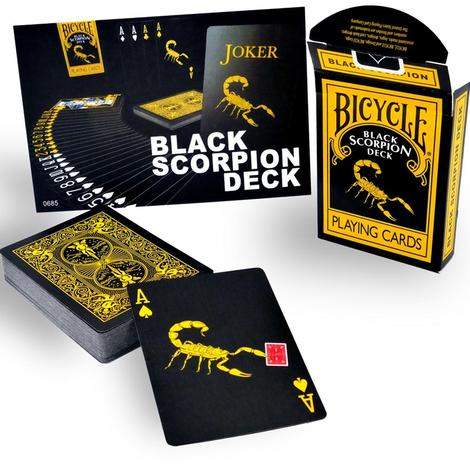 Black Scorpion Bicycle Deck