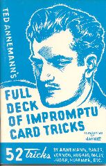 Full Deck of Impromptu Card Tricks by T. Annemann, on sale
