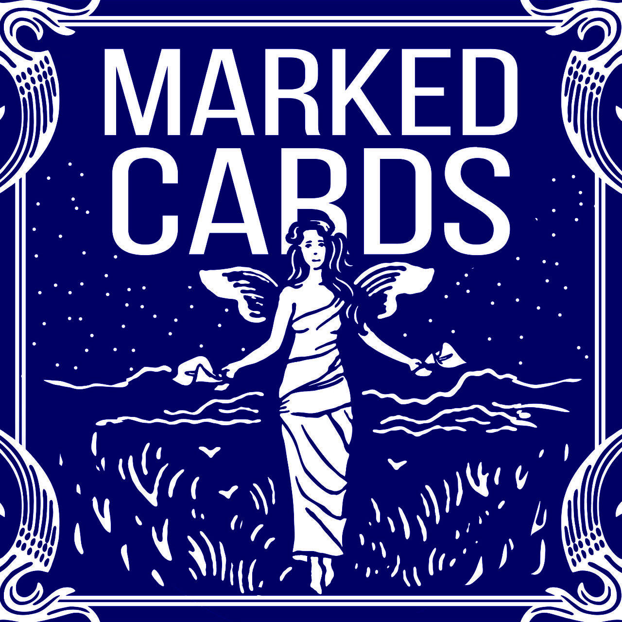 Cartes marquées pour vélo, Maiden Back, bleues