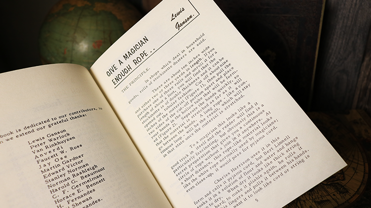 Donnez assez de corde à un magicien... et il fera un tour !, Limité/épuisé par Lewis Ganson*