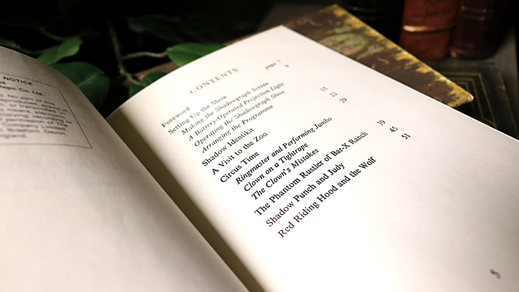 Making a Shadowgraph Show, Limited/Out of Print by Eric Hawkesworth*