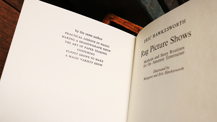 Rag Picture Shows, Limited/Out of Print by Eric Hawkesworth, on sale