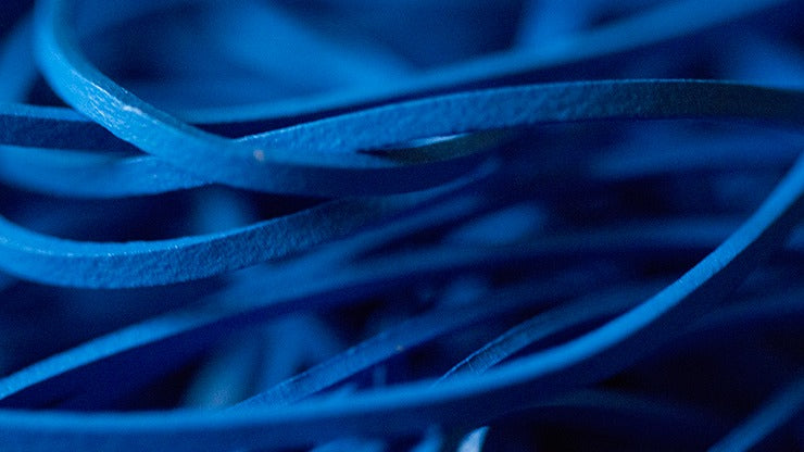 Joe Rindfleisch's Taille 16 Élastiques arc-en-ciel, Hanson Chien – Pack bleu par Joe Rindfleisch