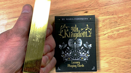 5th Kingdom Semi-Transformation, Artist Edition Gilded Gold 1 Way Playing Cards