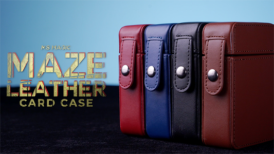 MAZE Leather Card Case, Red by Bond Lee