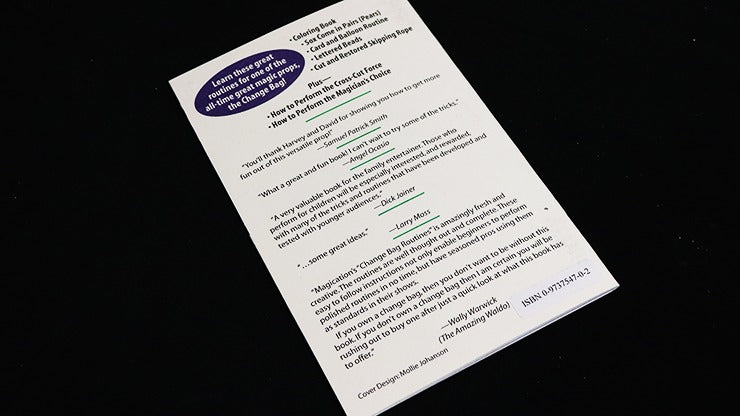 Change Bag Routines de Harvey Raft & David Lew, en vente