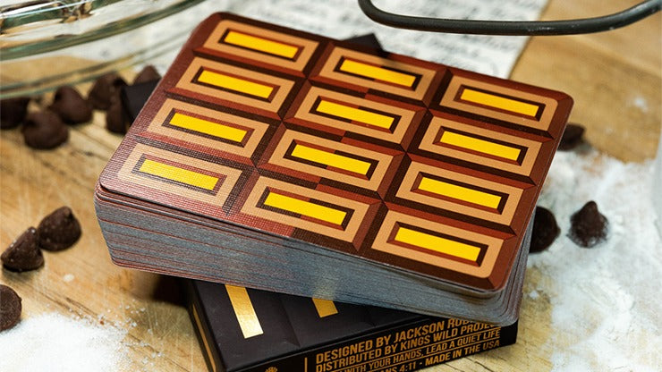 Chocolate Pi Playing Cards by Kings Wild Project, on sale