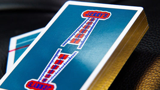Gilded Vintage Feel Jerry&#039;s Nuggets, Aqua Playing Cards