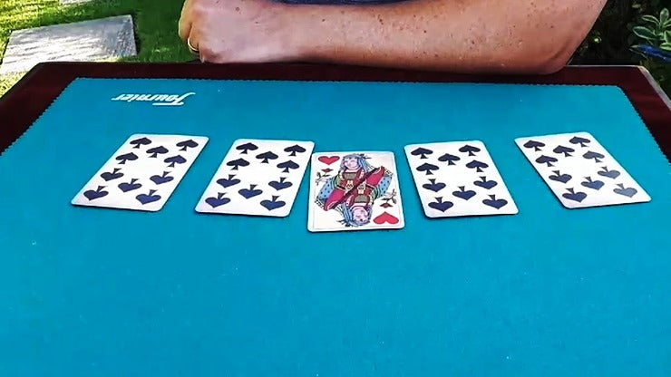 CINQ CARTES MONTE de Paul Gordon*