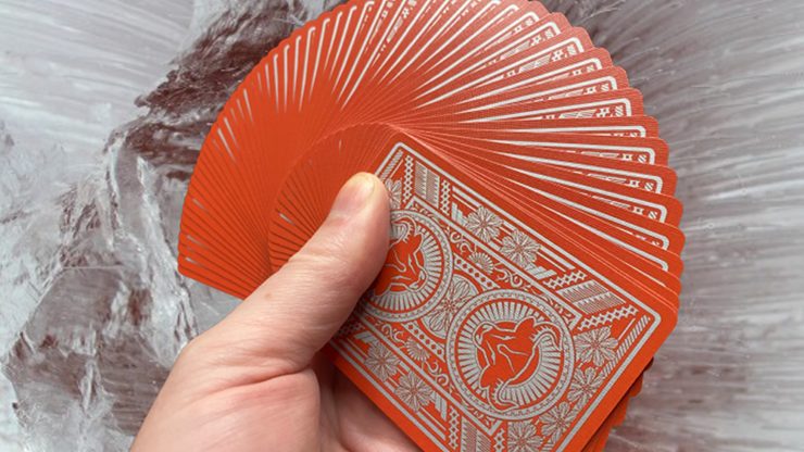 Bicycle Matador, Red Gilded Playing Cards