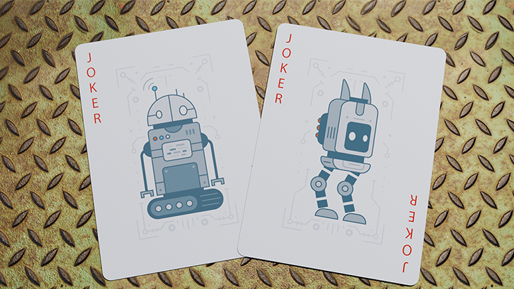 Bicycle Robot Playing Cards, Factory Edition, on sale