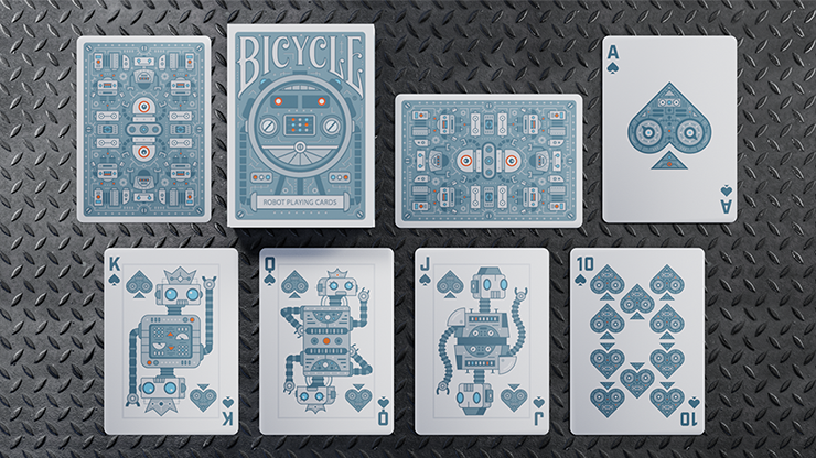 Bicycle Robot Playing Cards, Factory Edition, on sale