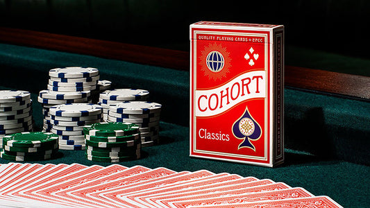 Red V2 Cohorts, Luxury-pressed E7 Playing Cards
