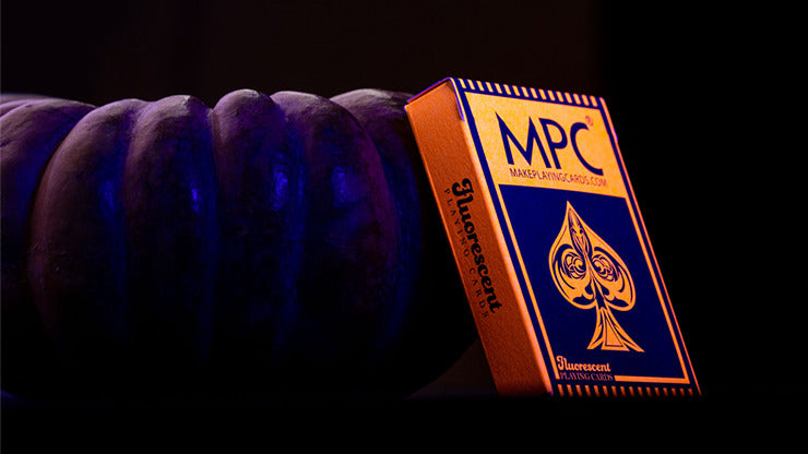 Cartes à jouer fluorescentes, édition citrouille, en vente