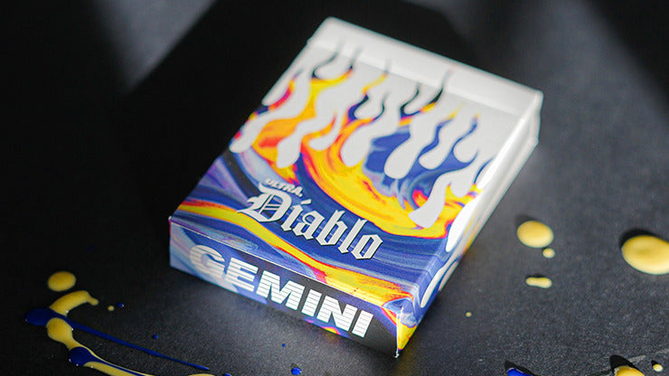 Cartes à jouer Ultra Diablo Blue de Gemini, en vente