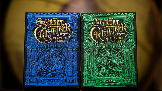 The Great Creator: Earth Edition Playing Cards by Riffle Shuffle, on sale