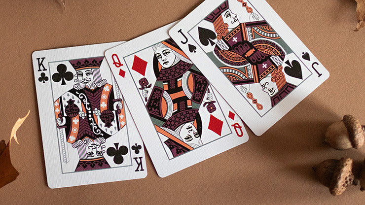 Cartes à jouer marquées Butterfly Seasons, Fall par Ondrej Psenicka