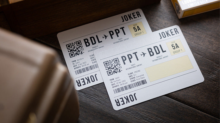 Salon en édition limitée Taxiway Yellow de Jetsetter Playing Cards, en vente