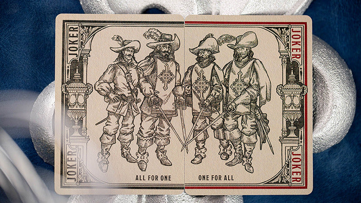 3 cartes à jouer Musketeer de Kings Wild Project, en vente