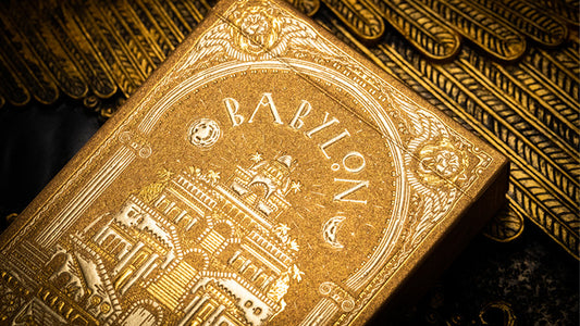 Babylon Golden Wonders Foiled Edition Playing Cards by Riffle Shuffle, on sale
