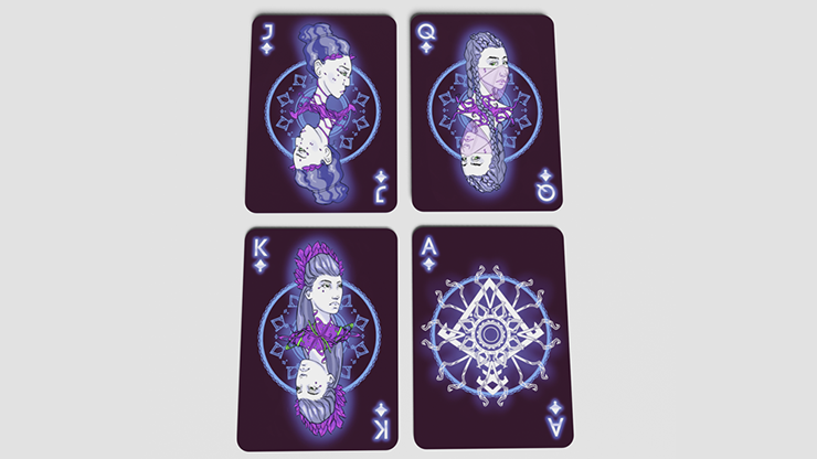 Cartes à jouer Midnight Court, en vente
