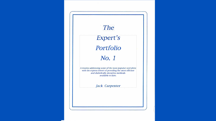 Expert's Portfolio by Jack Carpenter - ebook