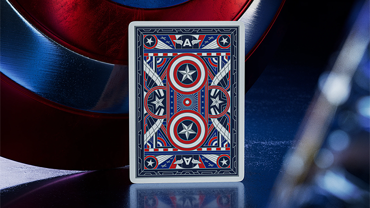Captain America Playing Cards by theory11