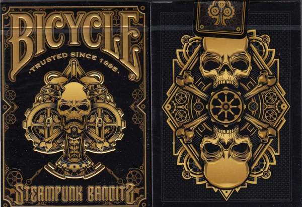 Steampunk Bandits Bicycle Playing Cards