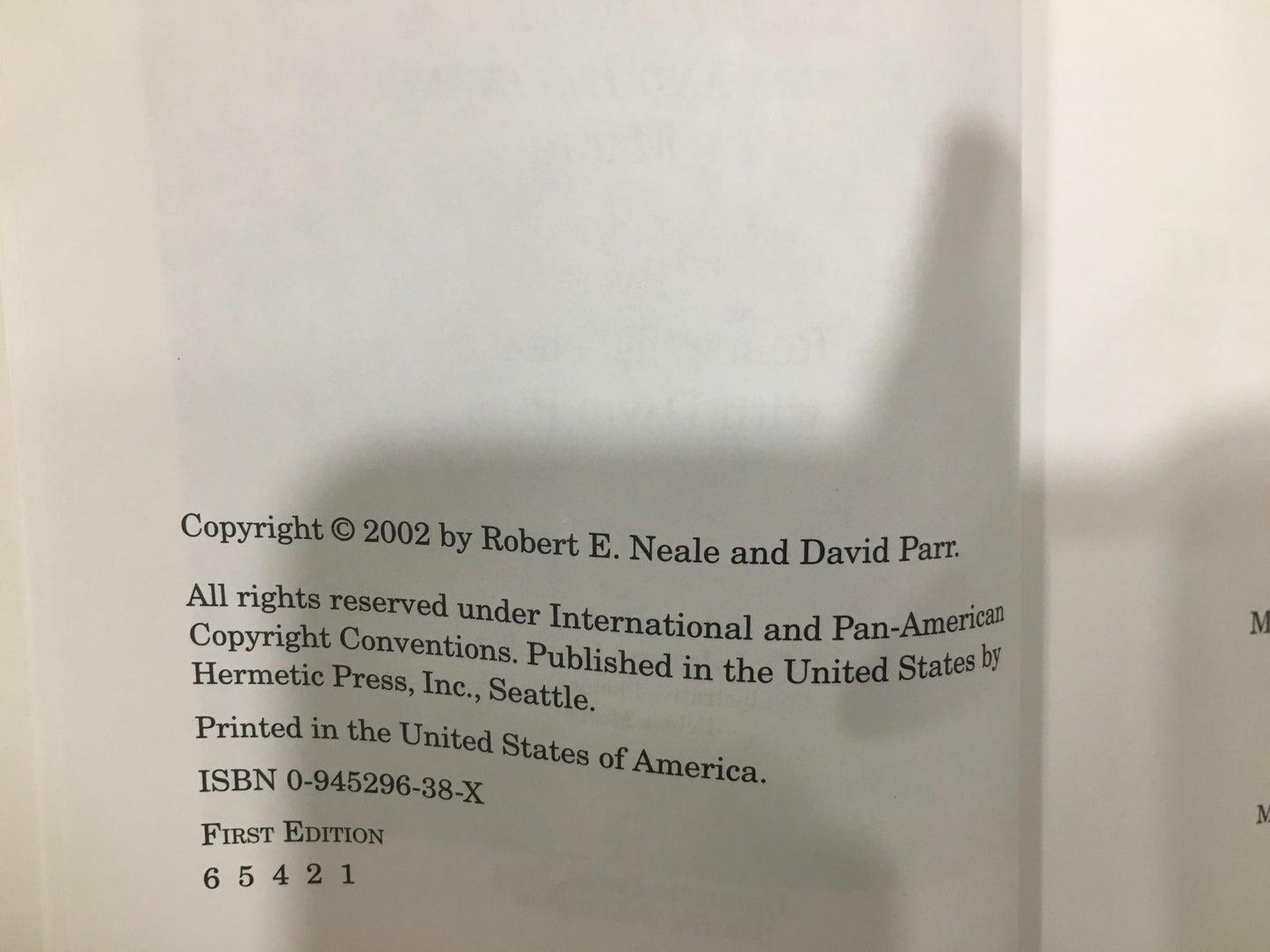 The Magic Mirror, Robert E. Neale with David Parr