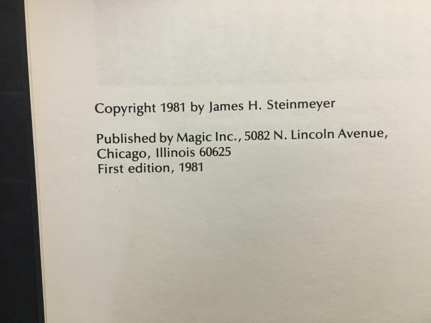 Jarrett, by Steinmeyer