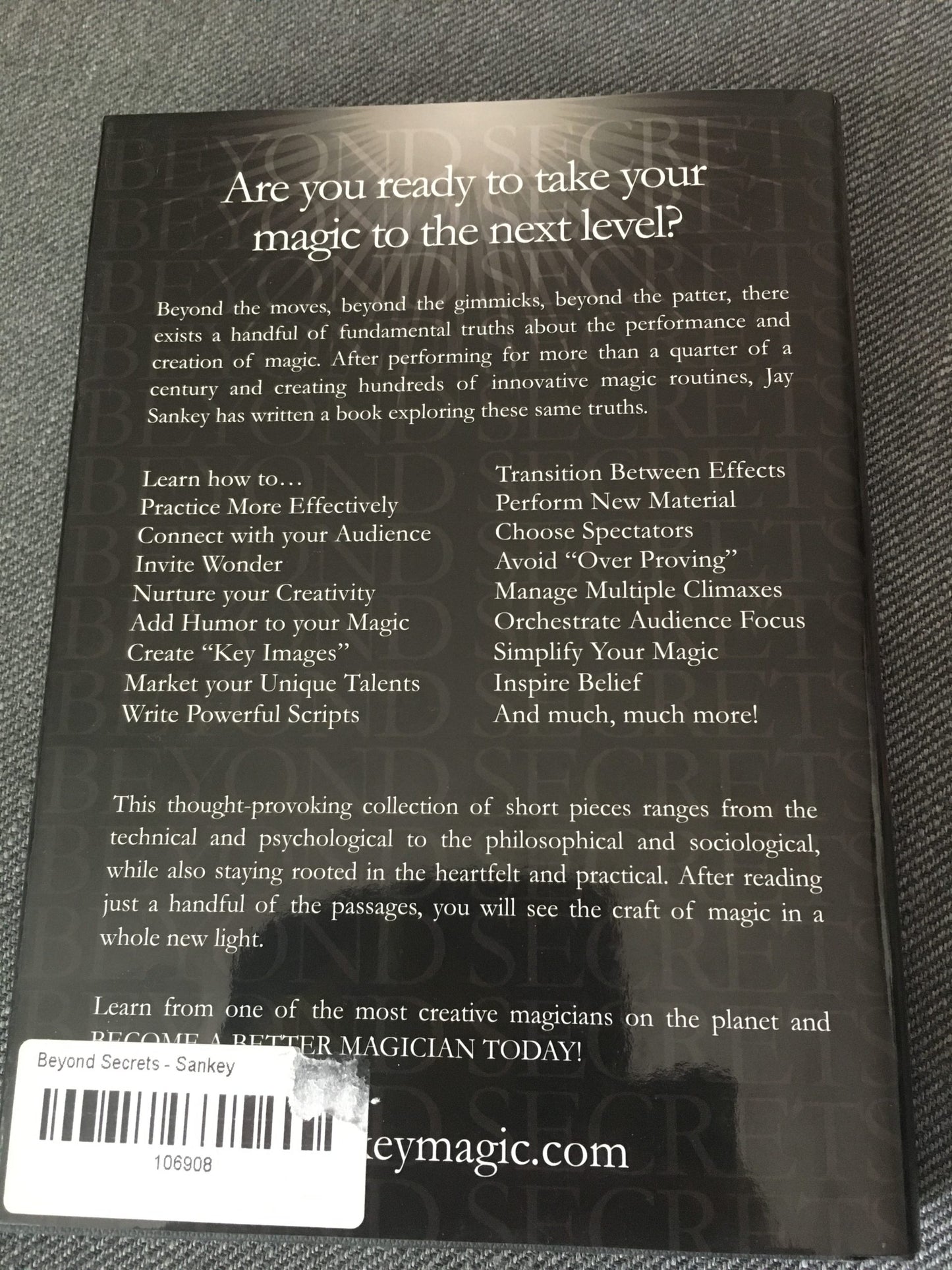 Beyond Secrets, Jay Sankey, Used