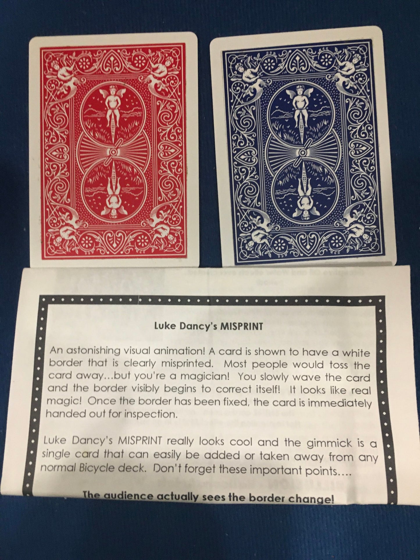 Erreur d'impression de Luke Dancy, utilisé