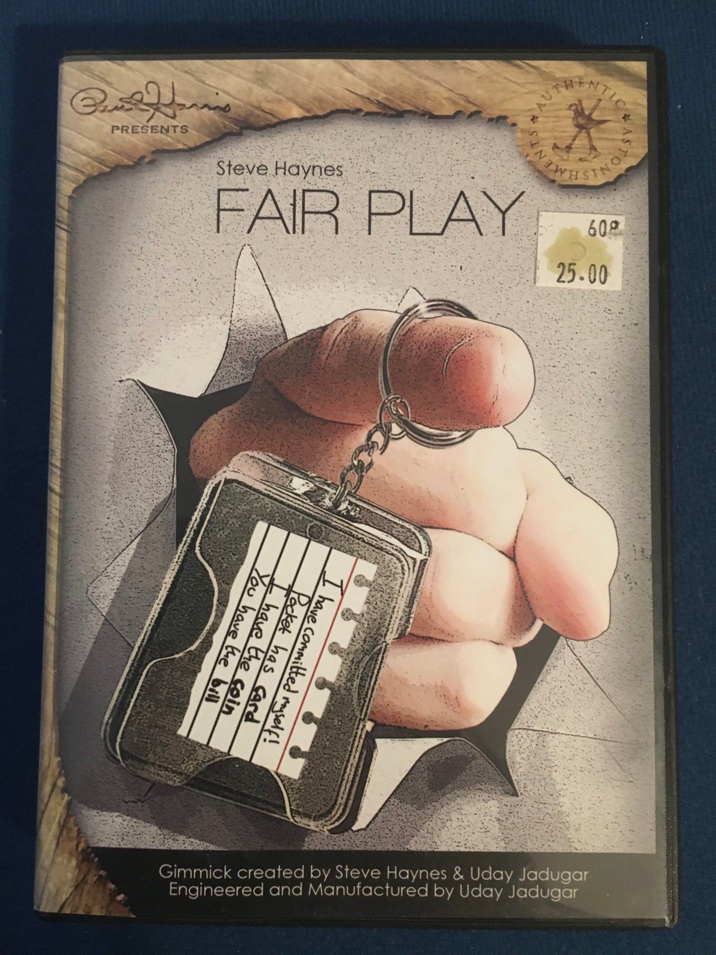 Paul Harris présente Fair Play (avec DVD et Gimmick) de Steve Haynes, utilisé