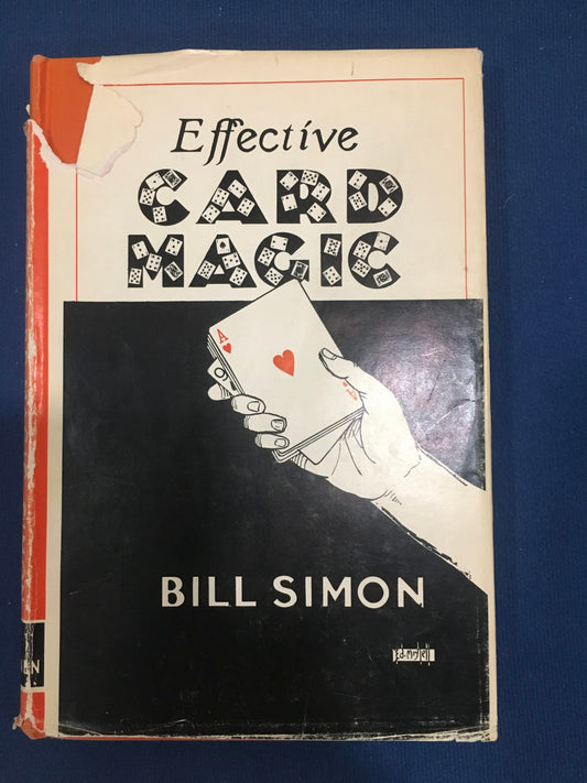 Effective Card Magic by Bill Simon, 1st ed, used