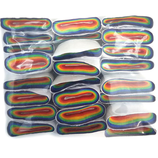 Mouth Coils - Cresey - Jumbo - 46 ft - Rainbow - Pack of 12