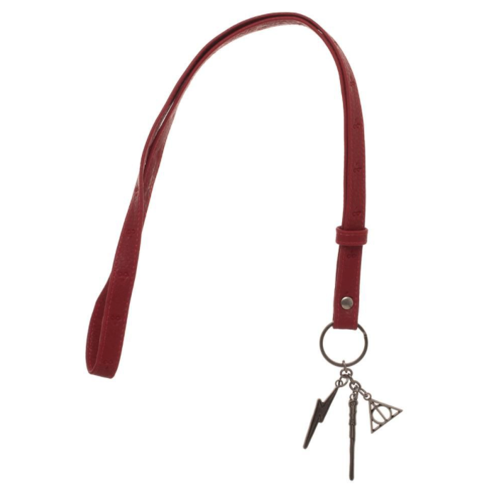 HARRY POTTER - Lanière multi-breloques en relief en PU