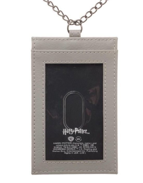 HARRY POTTER - Cordon de chaîne avec badge d'identification en métal PU