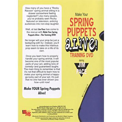 Make Your Spring Puppets Alive - Training DVD by Jim Pace