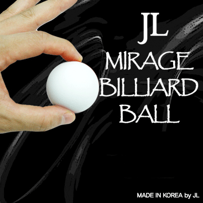 Deux boules de billard Mirage par JL (BLANC, boule unique uniquement)