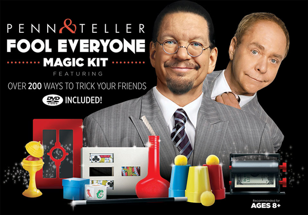 KIT DE MAGIE POUR TROMPER TOUT LE MONDE DE PENN & TELLER