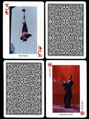 Cartes à jouer Stars of Magic (noires), en vente