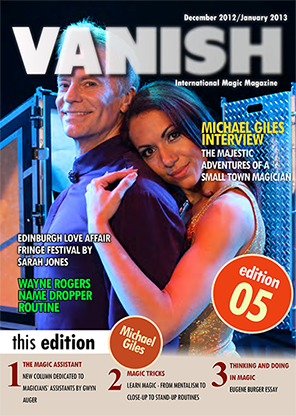 VANISH Magazine December 2012/January 2013 - Michael Giles - ebook