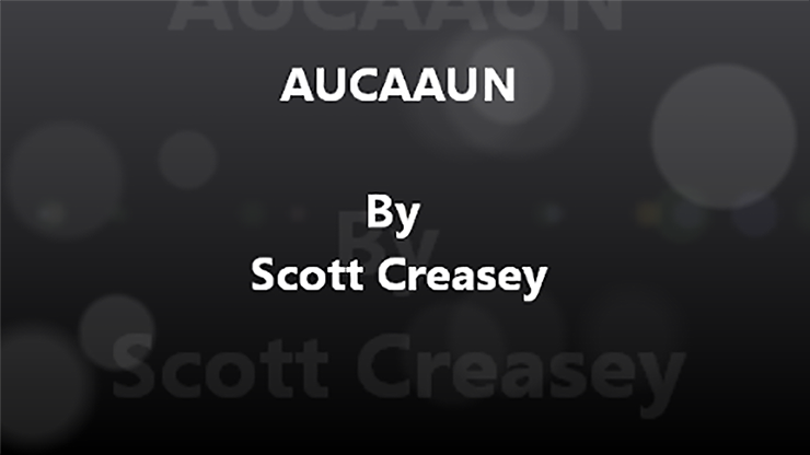 AUCAAUN - Any Unknown Card at Any Unknown Number - Video Download by Scott Creasey