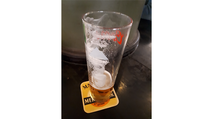 Visible Coin Through Glass by Jack Griggs - Mixed Media Download