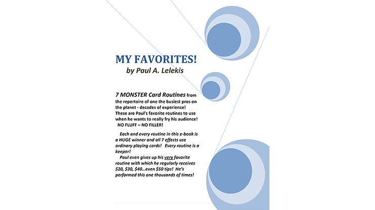 My Favorites! by Paul A. Lelekis - ebook