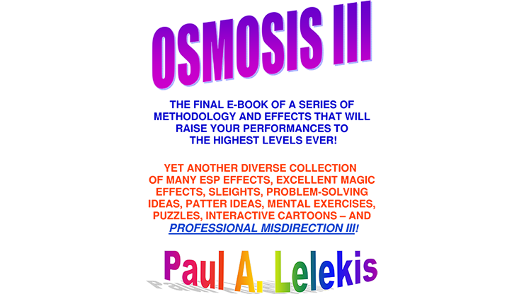 OSMOSIS III - Paul A. Lelekis - Mixed Media Download