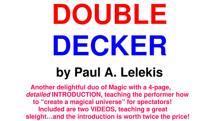 DOUBLE DECKER by Paul A. Lelekis - Mixed Media Download
